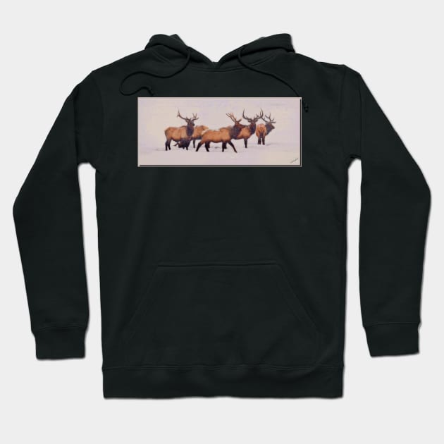 Elk Hoodie by rgerhard